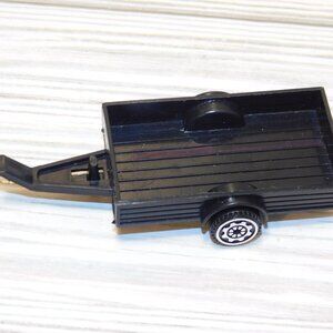 K&M Plastic Black Trailer for Toy Car  Replacement *